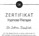 PDF Zertifikat Hypnose Therapie Sabien Daufeldt